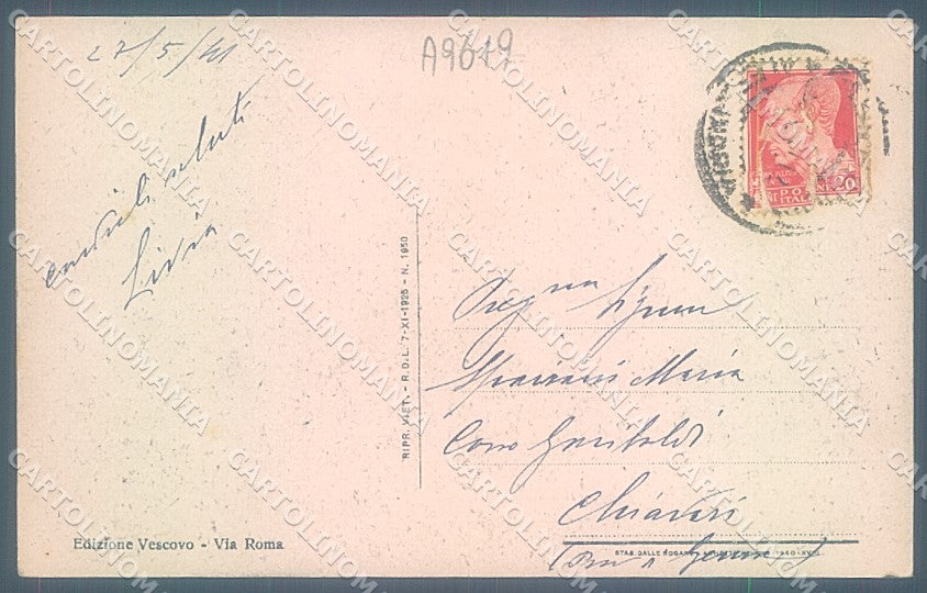 Alessandria Casale Monferrato Lungo Po cartolina JK3769 – retro