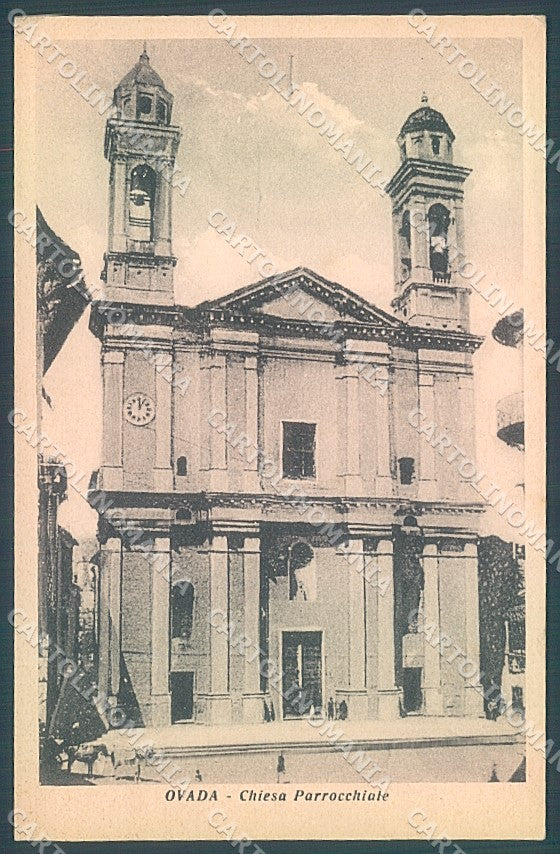 Alessandria Ovada Chiesa Parrocchiale cartolina JK3770 – fronte