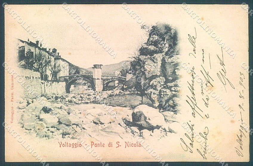 Alessandria Voltaggio Ponte San Nicola cartolina JK3773 – fronte