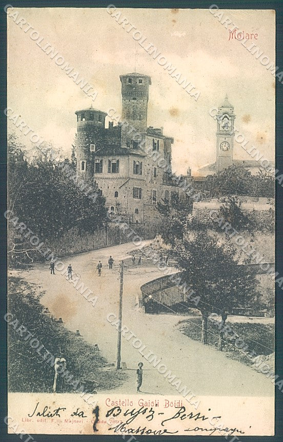 Alessandria Molare Castello Gaioli Boidi cartolina JK3778 – fronte