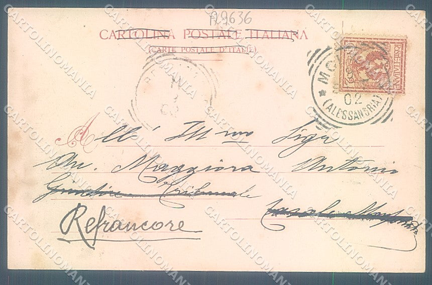 Alessandria Molare Castello Gaioli Boidi cartolina JK3778 – retro