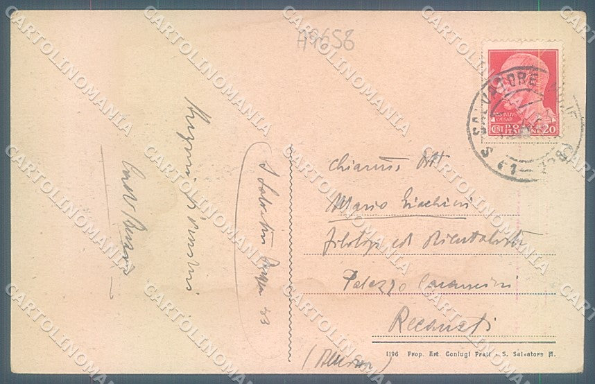 Alessandria San Salvatore Monferrato cartolina JK3790 – retro