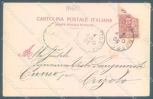 Alessandria Castelletto d'Orba Castello cartolina JK3796 – retro