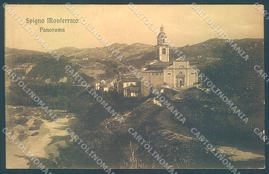 Alessandria Spigno Monferrato Chiesa Modiano 21593 cartolina JK3800 – fronte