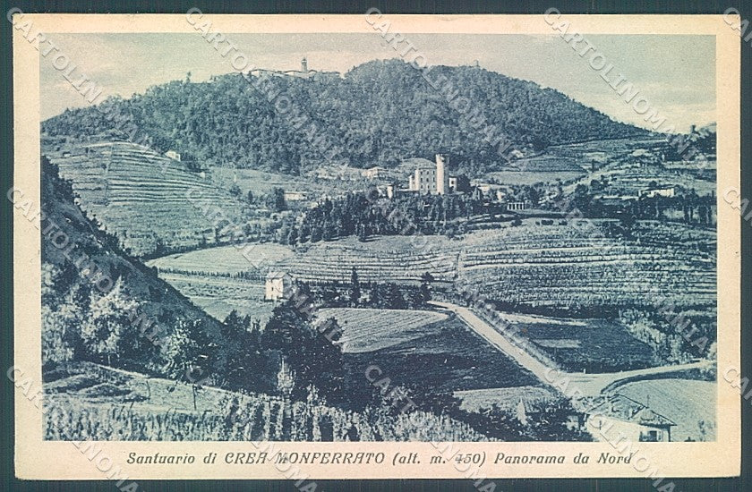 Alessandria Crea Monferrato Santuario cartolina JK3805 – fronte