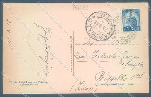 Alessandria Arquata Scrivia Chiesa Campanile cartolina JK3807 – retro