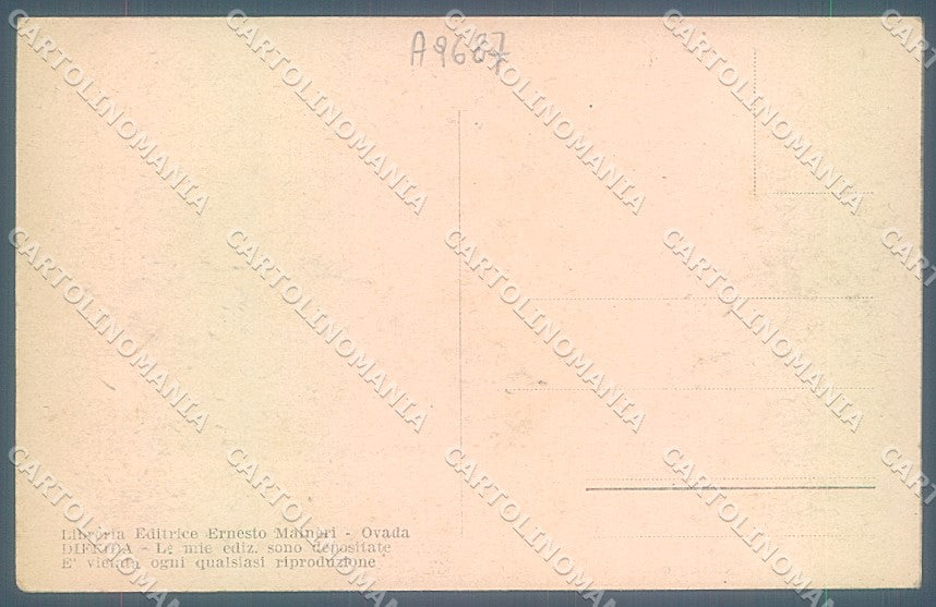 Alessandria Bosio e Spessa Parodi Chiesa Parrocchiale cartolina JK3812 – retro