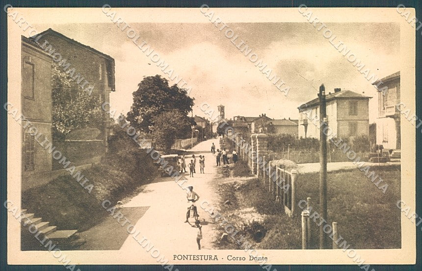 Alessandria Pontestura Corso Dante cartolina JK3818 – fronte