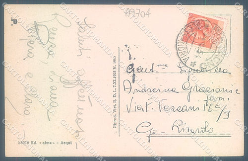 Alessandria Bistagno cartolina JK3823 – retro