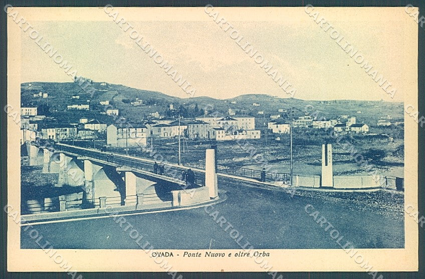 Alessandria Ovada Ponte cartolina JK3824 – fronte
