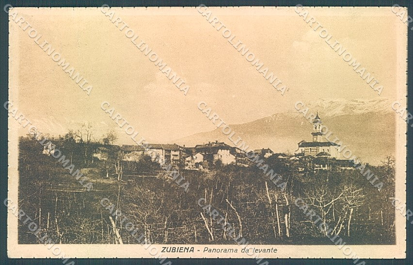 Vercelli Zubiena Chiesa PIEGHE cartolina JK3846 – fronte