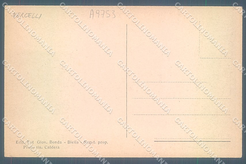 Vercelli Borgo d'Ale cartolina JK3847 – retro