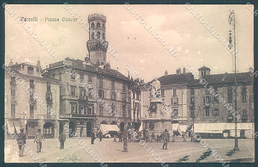 Vercelli Città Chiesa Piazza Cavour Alterocca 23988 cartolina JK3853 – fronte