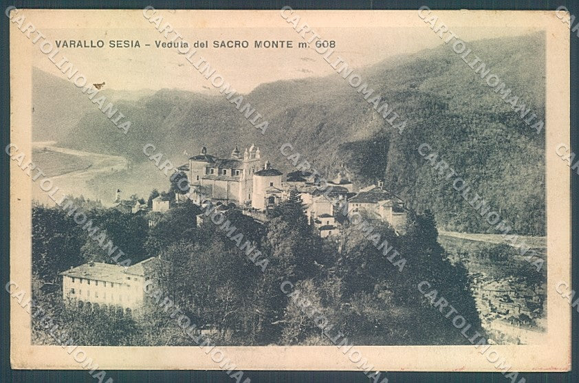 Vercelli Varallo Sesia Sacro Monte cartolina JK3855 – fronte