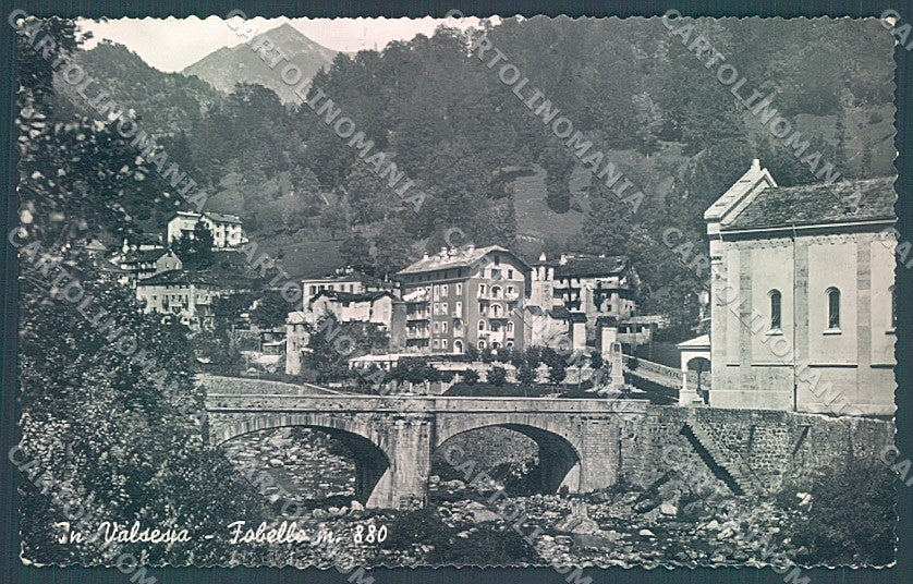 Vercelli Fobello Valsesia Ponte Foto cartolina JK3859 – fronte
