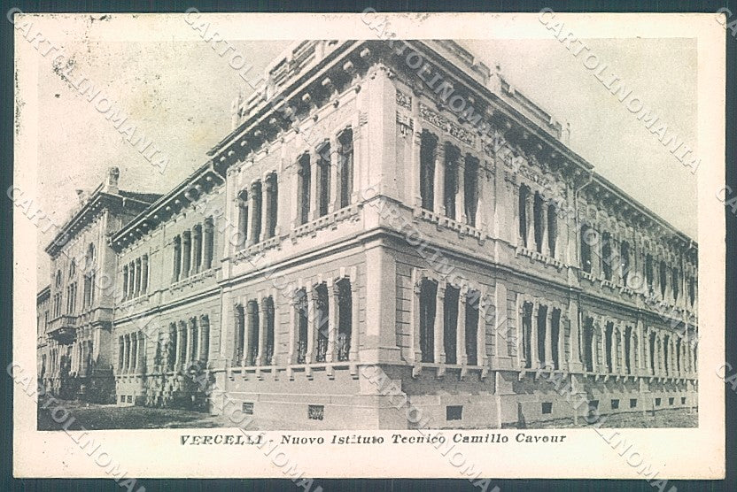Vercelli Città Istituto Tecnico cartolina JK3863 – fronte