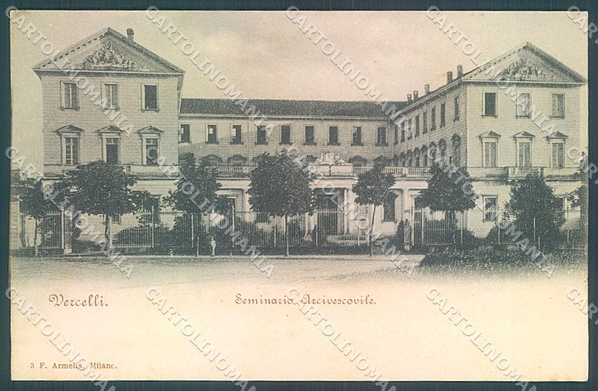 Vercelli Città Seminario Arcivescovile cartolina JK3864 – fronte