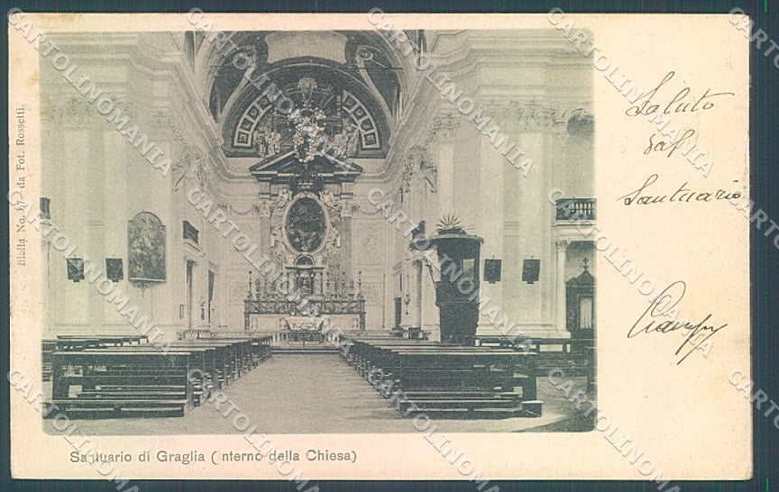 Biella Graglia Santuario cartolina JK3867 – fronte