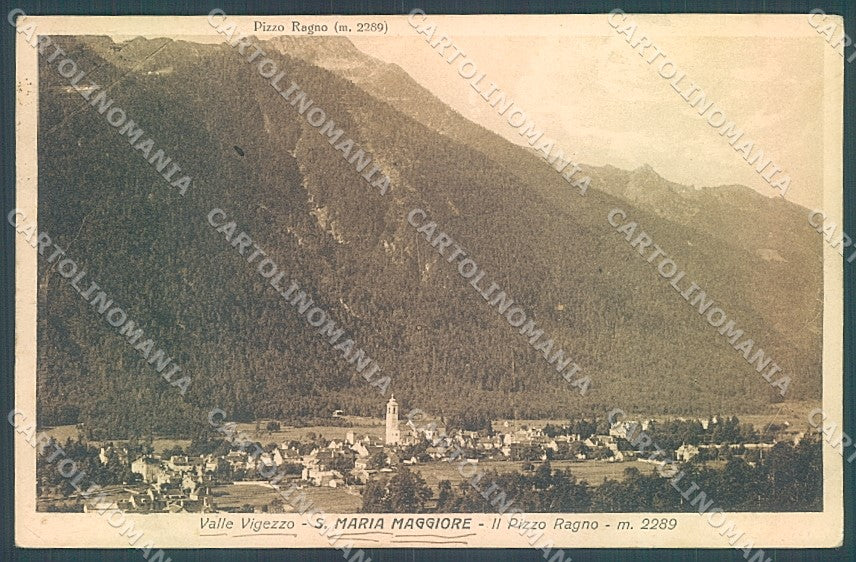 Verbania Santa Maria Maggiore Val Vigezzo SCOLLATA cartolina JK3879 – fronte