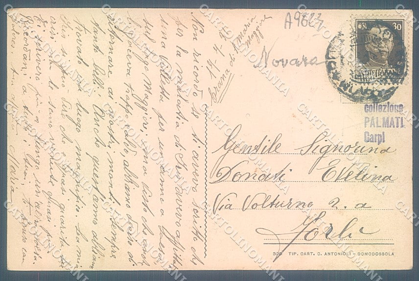 Verbania Santa Maria Maggiore Val Vigezzo SCOLLATA cartolina JK3879 – retro