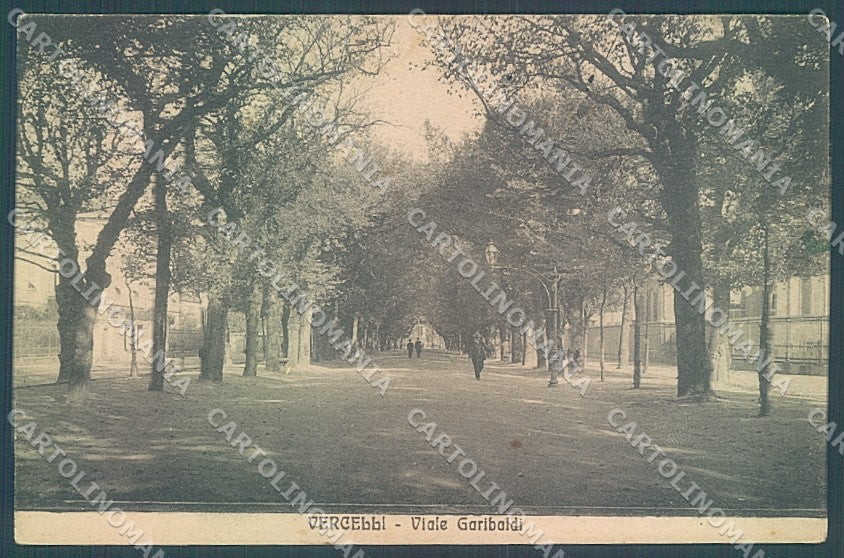 Vercelli Città Viale Garibaldi cartolina JK3880 – fronte