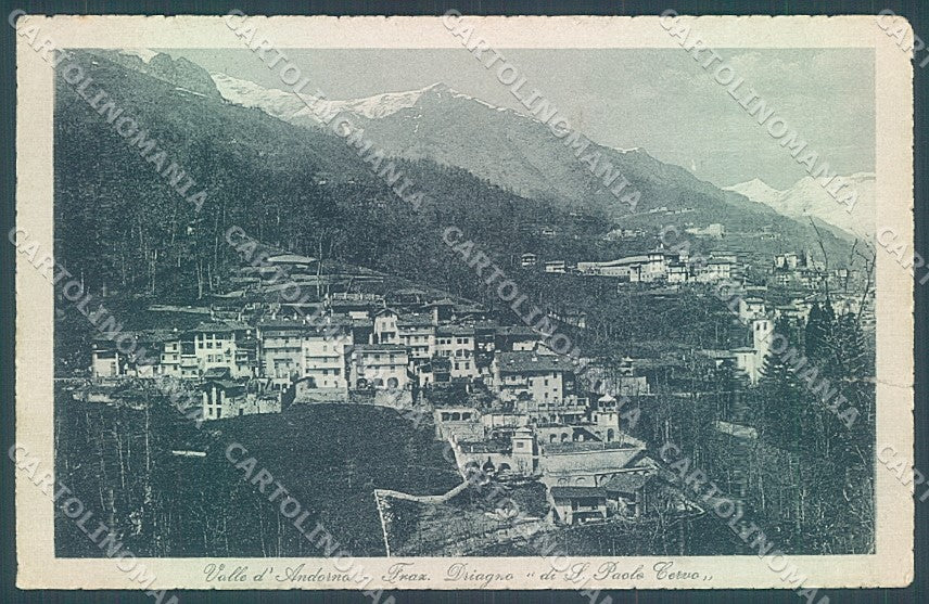 Biella Andorno Driagno RIPARATA cartolina JK3887 – fronte