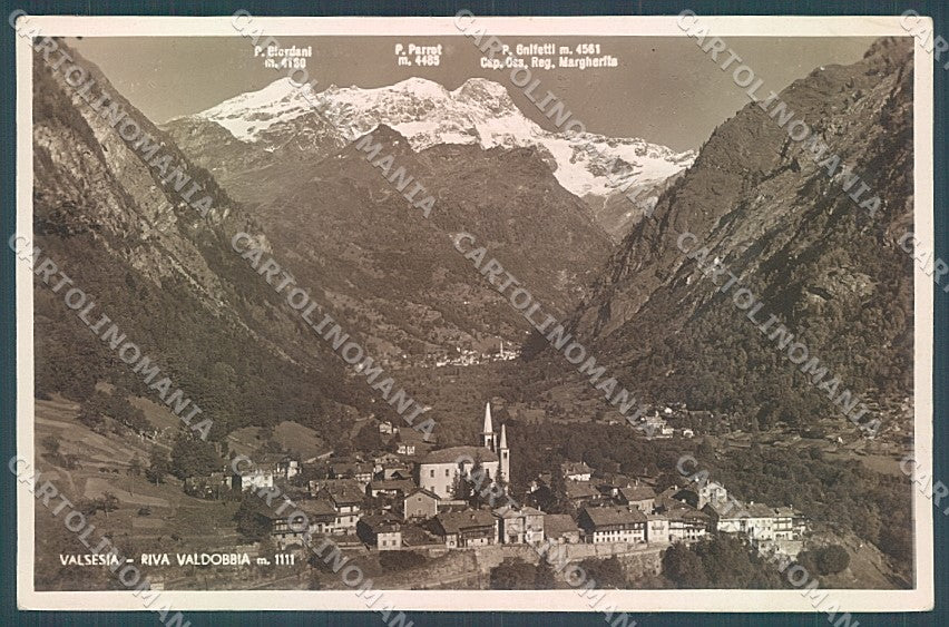 Vercelli Riva Valdobbia Valsesia Foto cartolina JK3888 – fronte