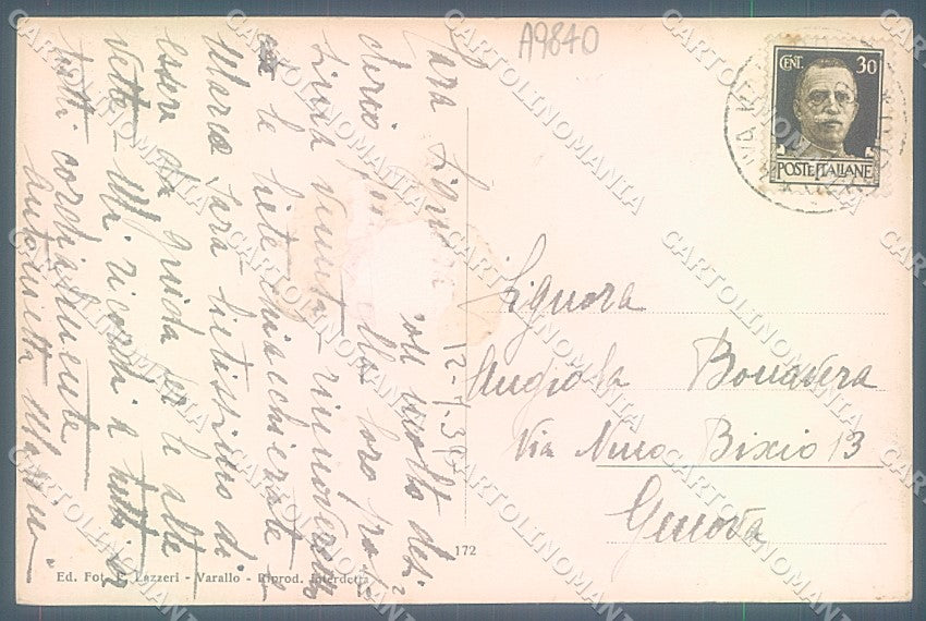 Vercelli Riva Valdobbia Valsesia Foto cartolina JK3888 – retro