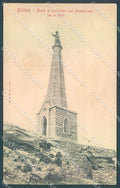 Biella Mombarone Monumento al Redentore PIEGA ANGOLO cartolina JK3890 – fronte