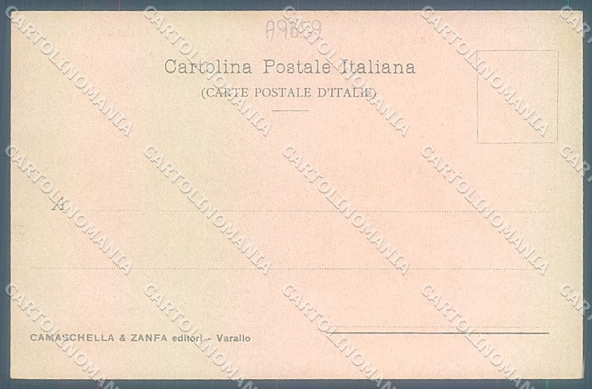 Vercelli Varallo Sesia Stabilimento Idroterapico cartolina JK3897 – retro