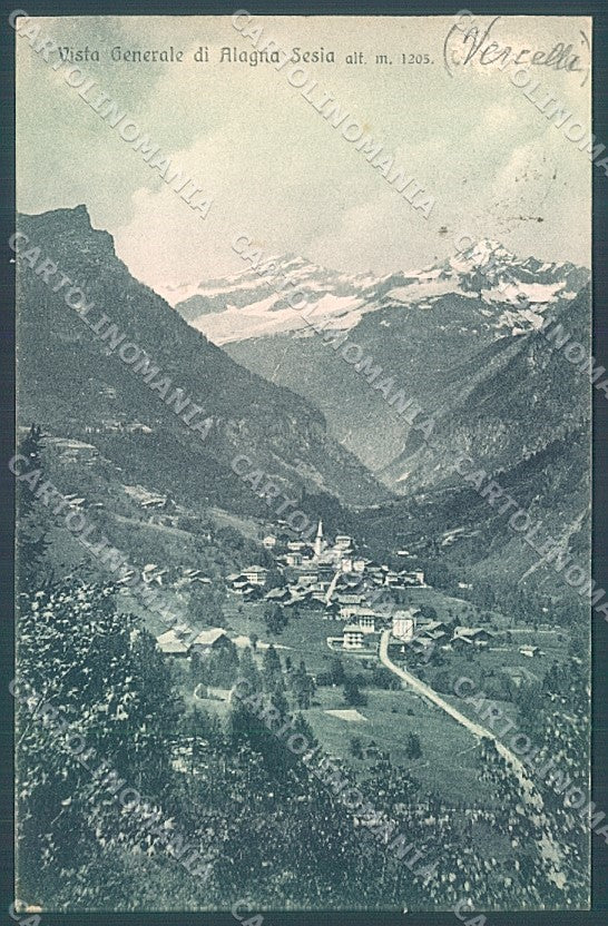 Vercelli Alagna Valsesia cartolina JK3898 – fronte