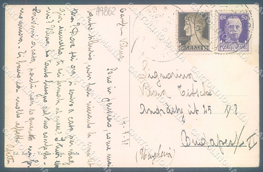 Vercelli Fobello Valsesia cartolina JK3899 – retro