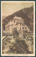 Verbania Bognanco Terme Stabilimento Ponte PIEGA ANGOLO cartolina JK3900 – fronte