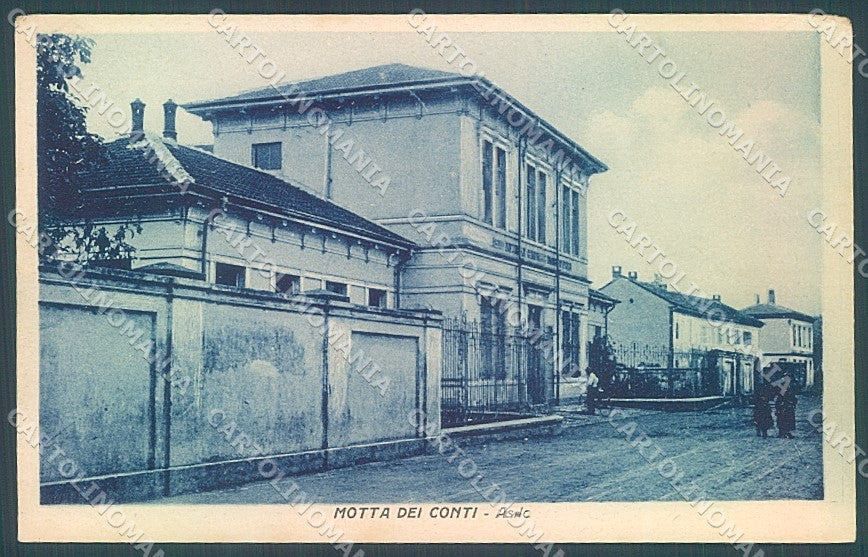 Vercelli Motta dei Conti Asilo cartolina JK3908 – fronte