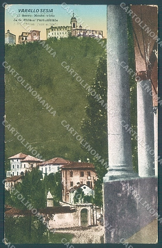 Vercelli Varallo Sesia Sacro Monte PIEGHINA cartolina JK3910 – fronte