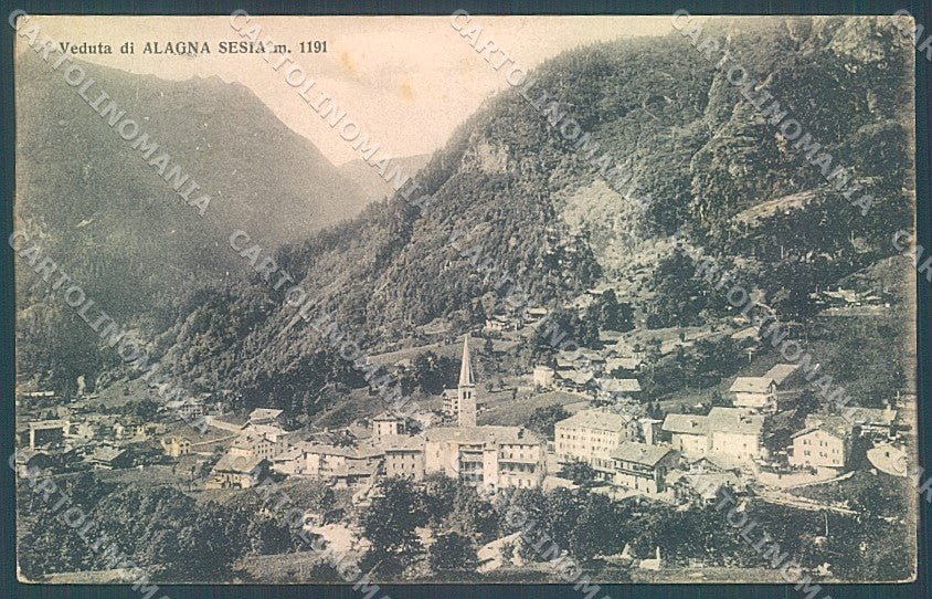 Vercelli Alagna Valsesia cartolina JK3911 – fronte