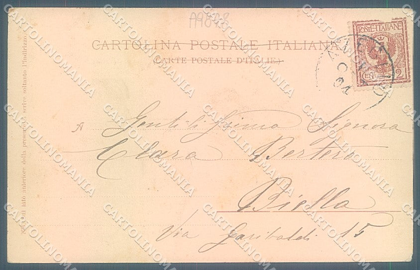 Torino Azeglio cartolina JK3912 – retro
