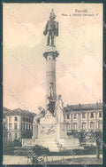 Vercelli Città Monumento Vittorio Emanuele II cartolina JK3913 – fronte