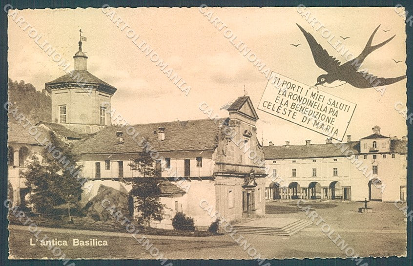 Biella Oropa Basilica cartolina JK3916 – fronte