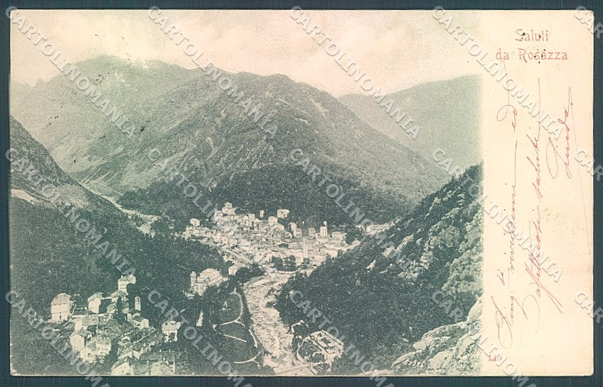 Biella Rosazza saluti da cartolina JK3917 – fronte