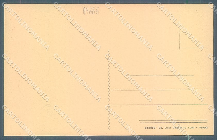 Verbania Belgirate Lago Maggiore PIEGA ANGOLO cartolina JK3918 – retro