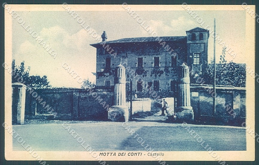 Vercelli Motta dei Conti Castello cartolina JK3921 – fronte