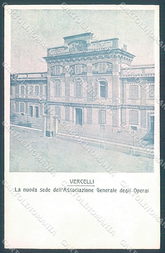 Vercelli Città Associazione Operai cartolina JK3924 – fronte