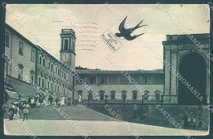 Livorno Montenero Piazza del Santuario saluti da cartolina JK3931 – fronte