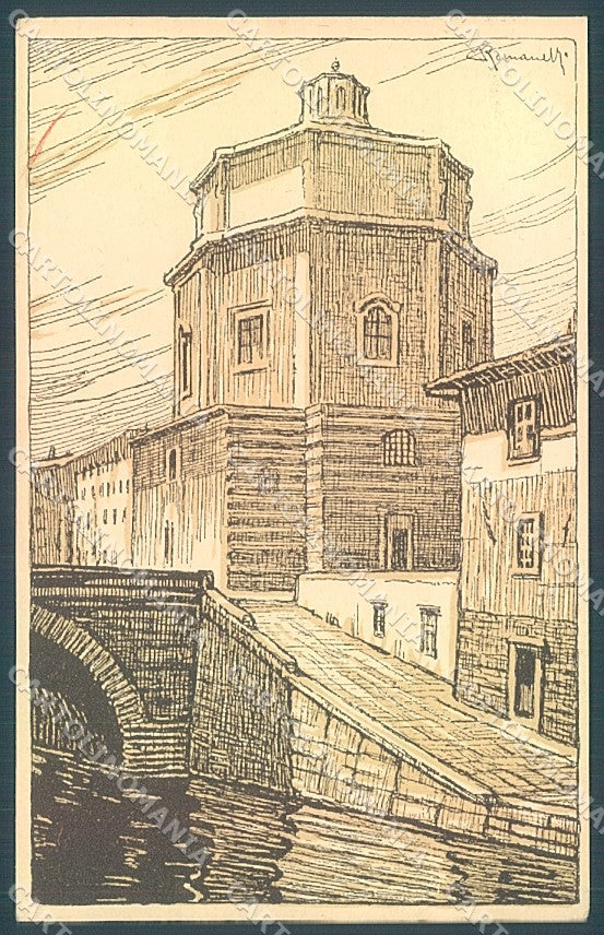 Livorno Città Romanetti Chiesa Domenicani Illustrata cartolina JK3933 – fronte