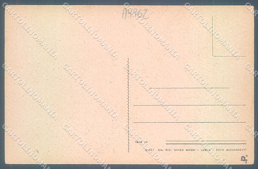 Lucca Carignano Villa Principessa Maria cartolina JK3946 – retro