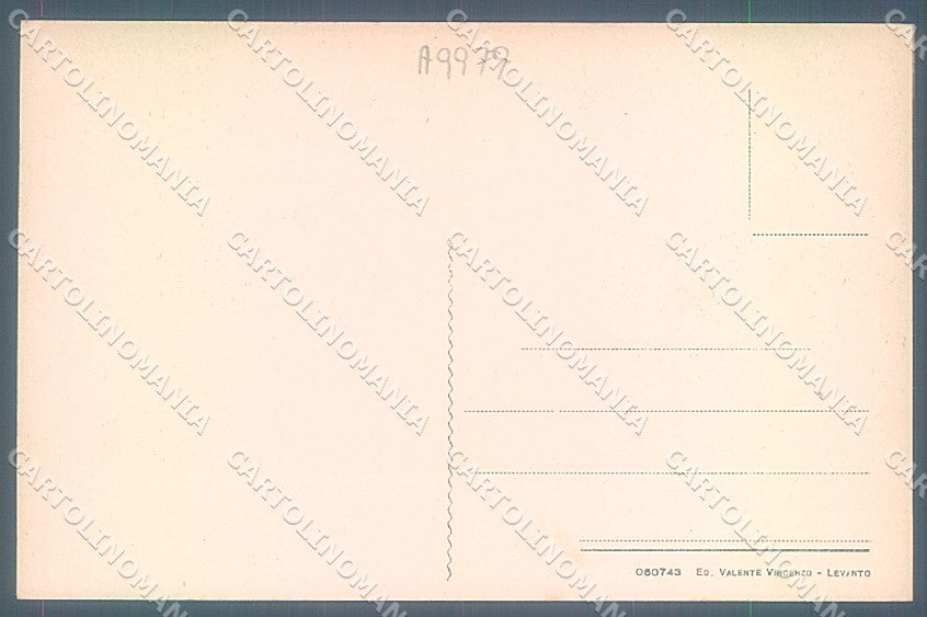 La Spezia Levanto Rosone Chiesa s. Andrea cartolina JK3949 – retro