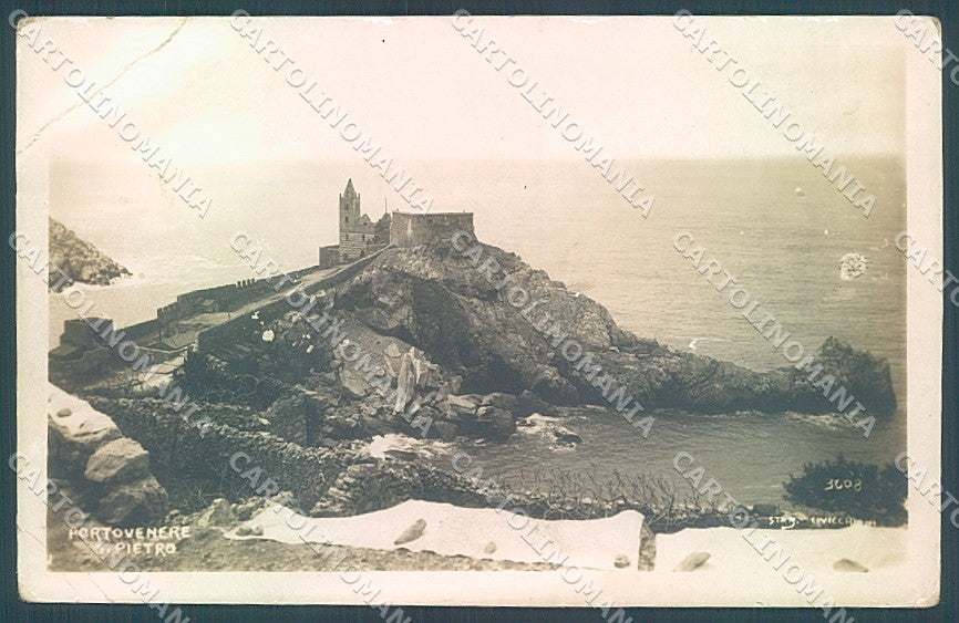 La Spezia Portovenere S. Pietro PIEGHE Foto cartolina JK3951 – fronte