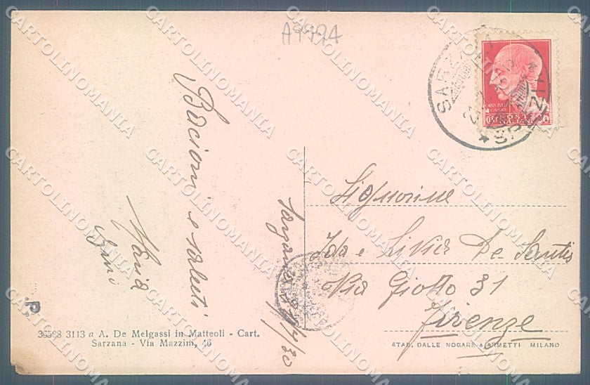 La Spezia Sarzana Carceri cartolina JK3953 – retro