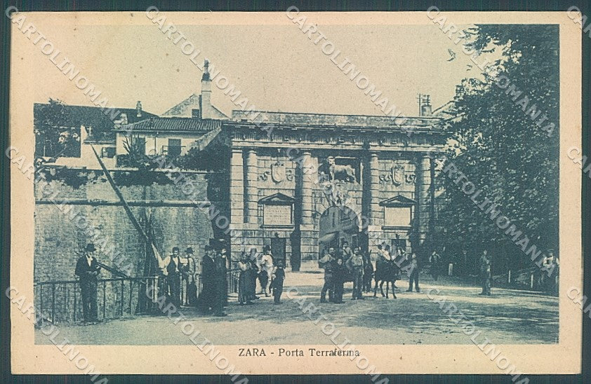 Croatia Croazia Zara Porta Terraferma cartolina JK3959 – fronte